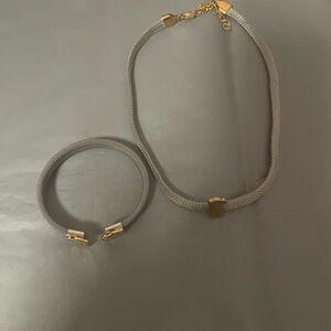 Chic Silver and Gold Women's Necklace